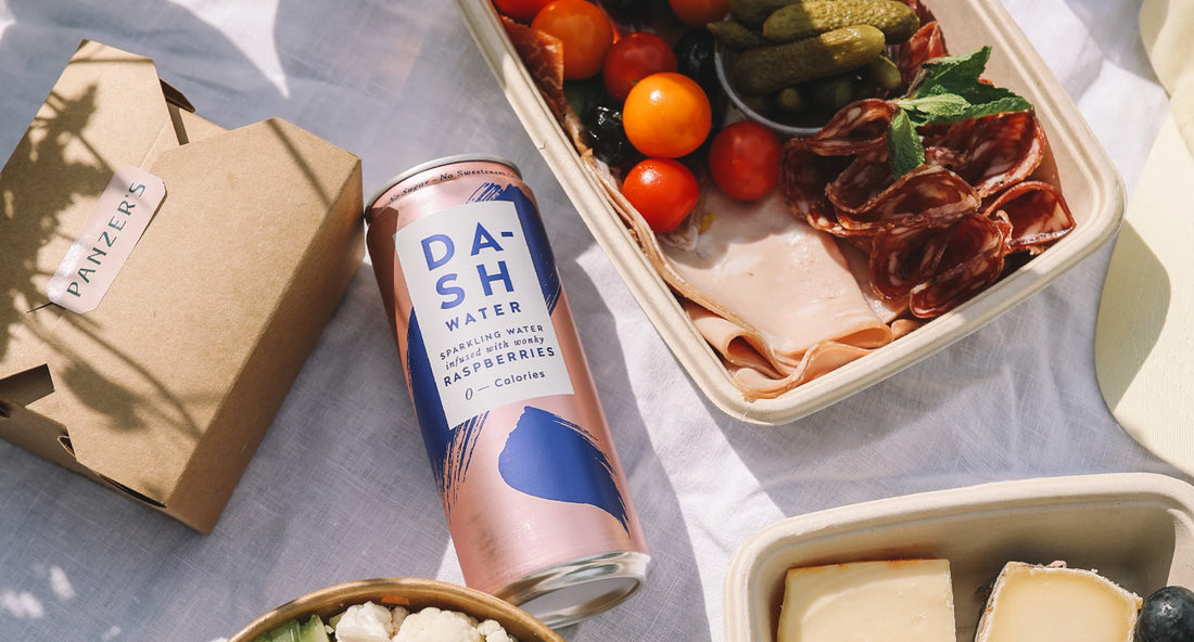 healthy picnic with Dash Water