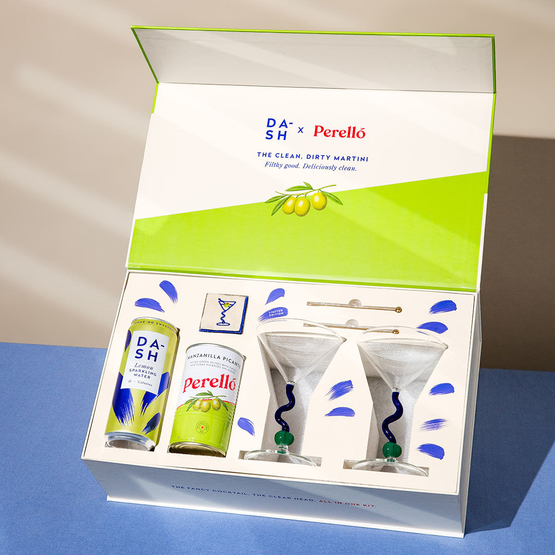 Clean dirty martini kit