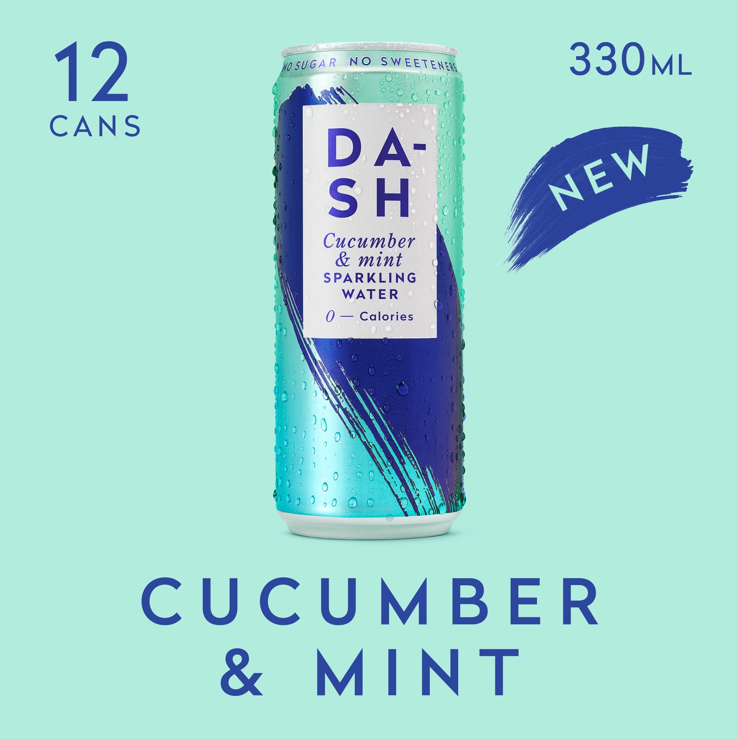 SPARKLING CUCUMBER WATER WITH MINT