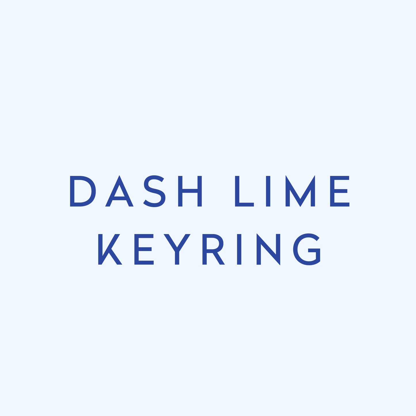DASH Lime Keyring