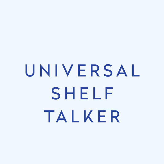 Universal Shelf Talker