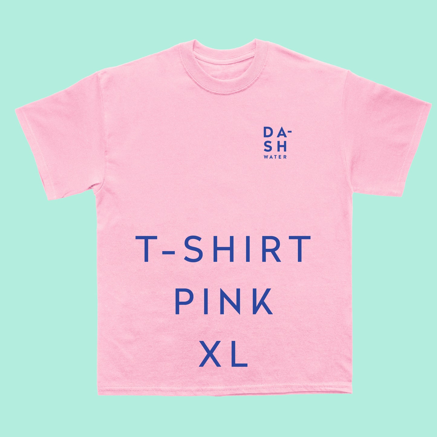 Dash T-shirt Cotton Pink XL