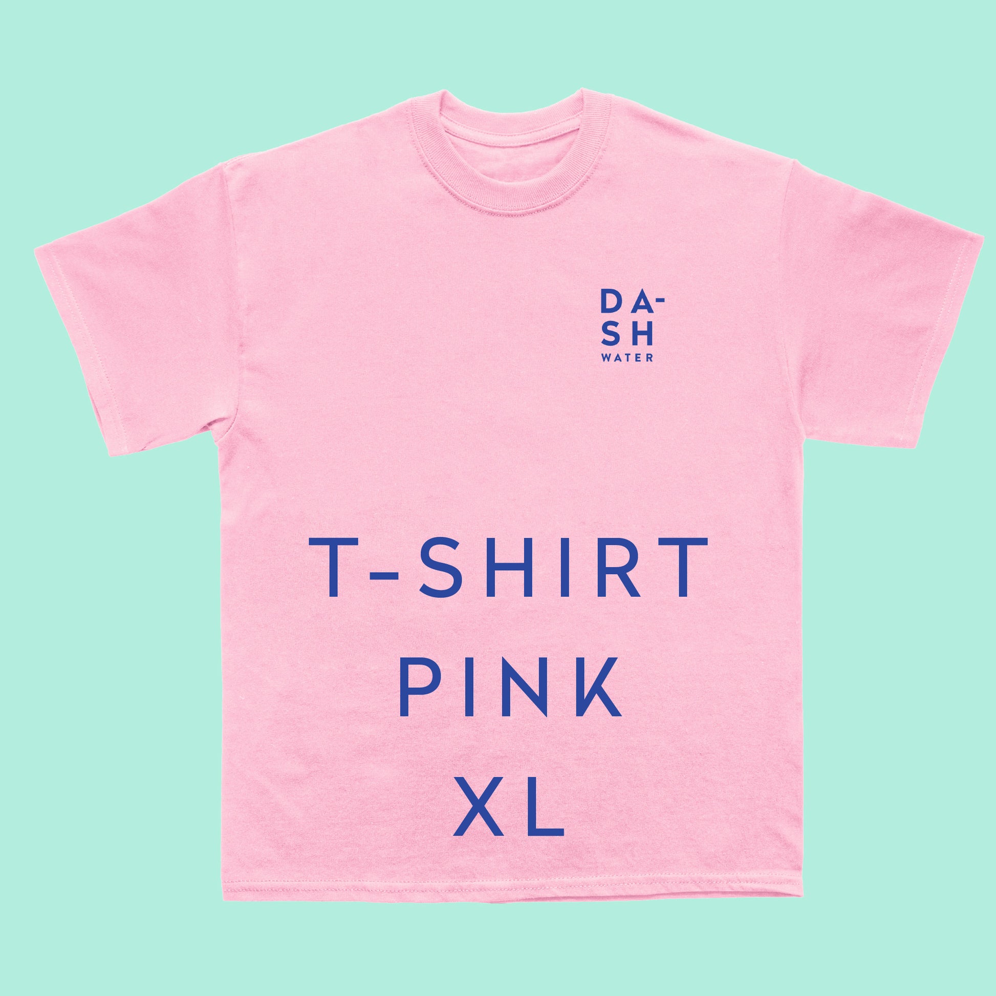 Dash T-shirt Cotton Pink XL