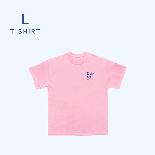 Dash T-shirt Cotton Pink L