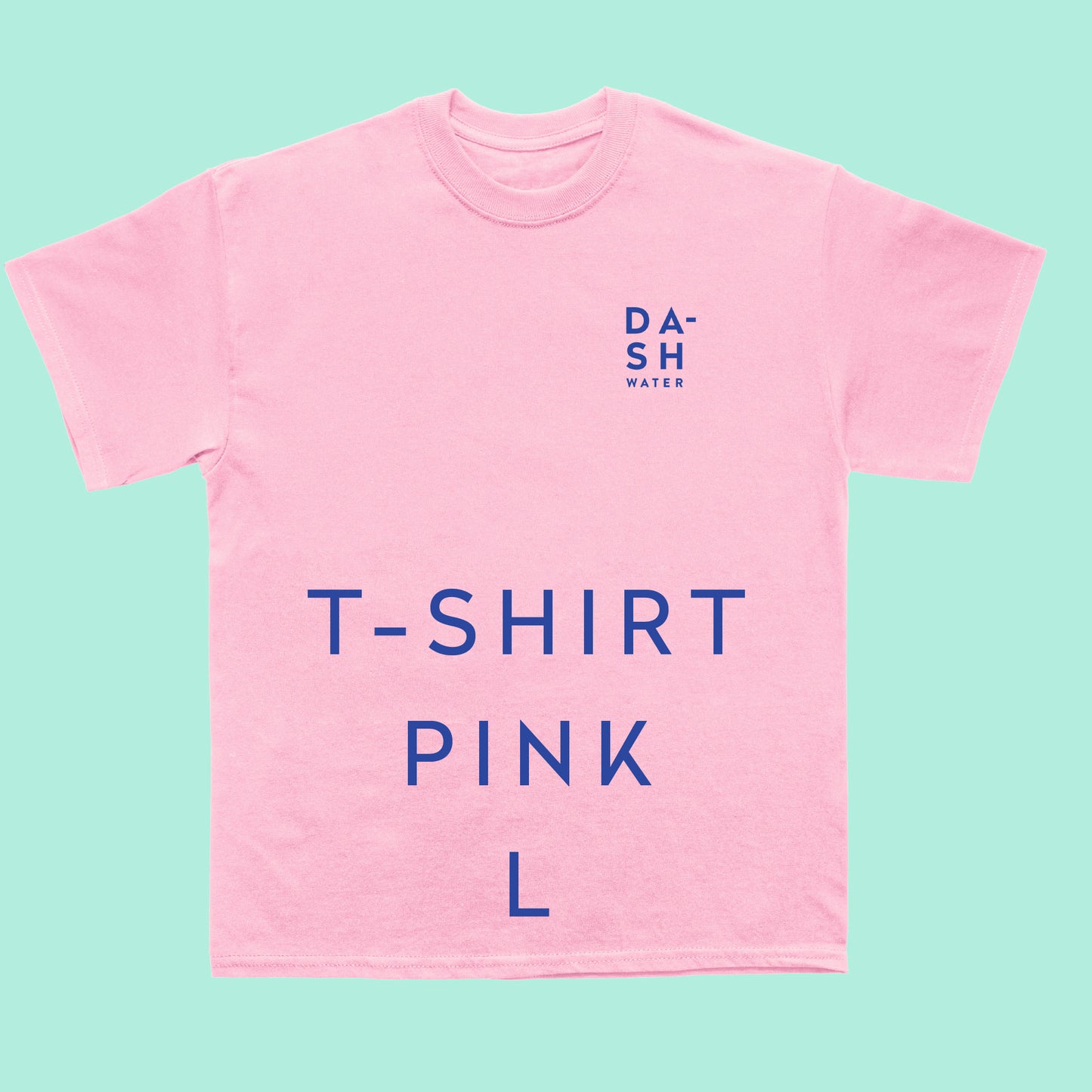 Dash T-shirt Cotton Pink L