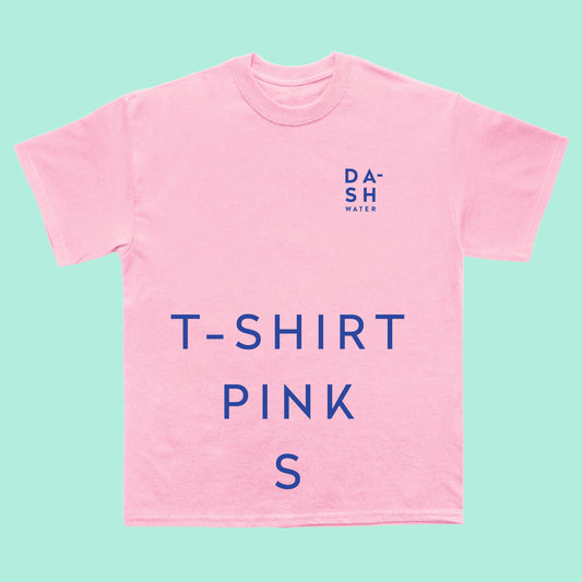 Dash T-shirt Cotton Pink S