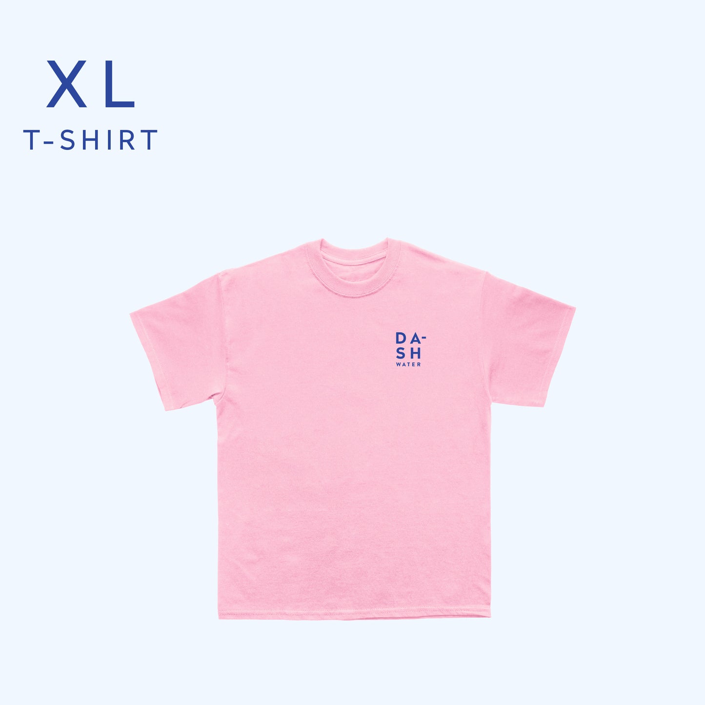 Dash T-shirt Cotton Pink XL