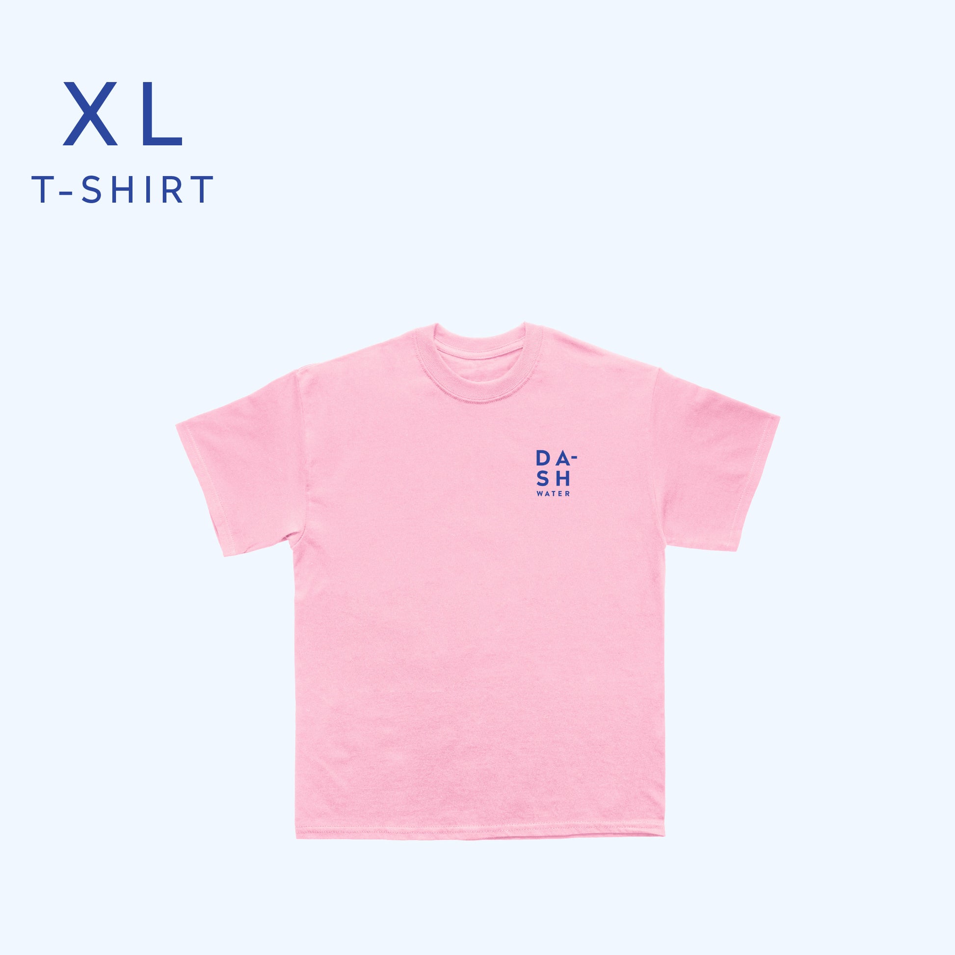 Dash T-shirt Cotton Pink XL