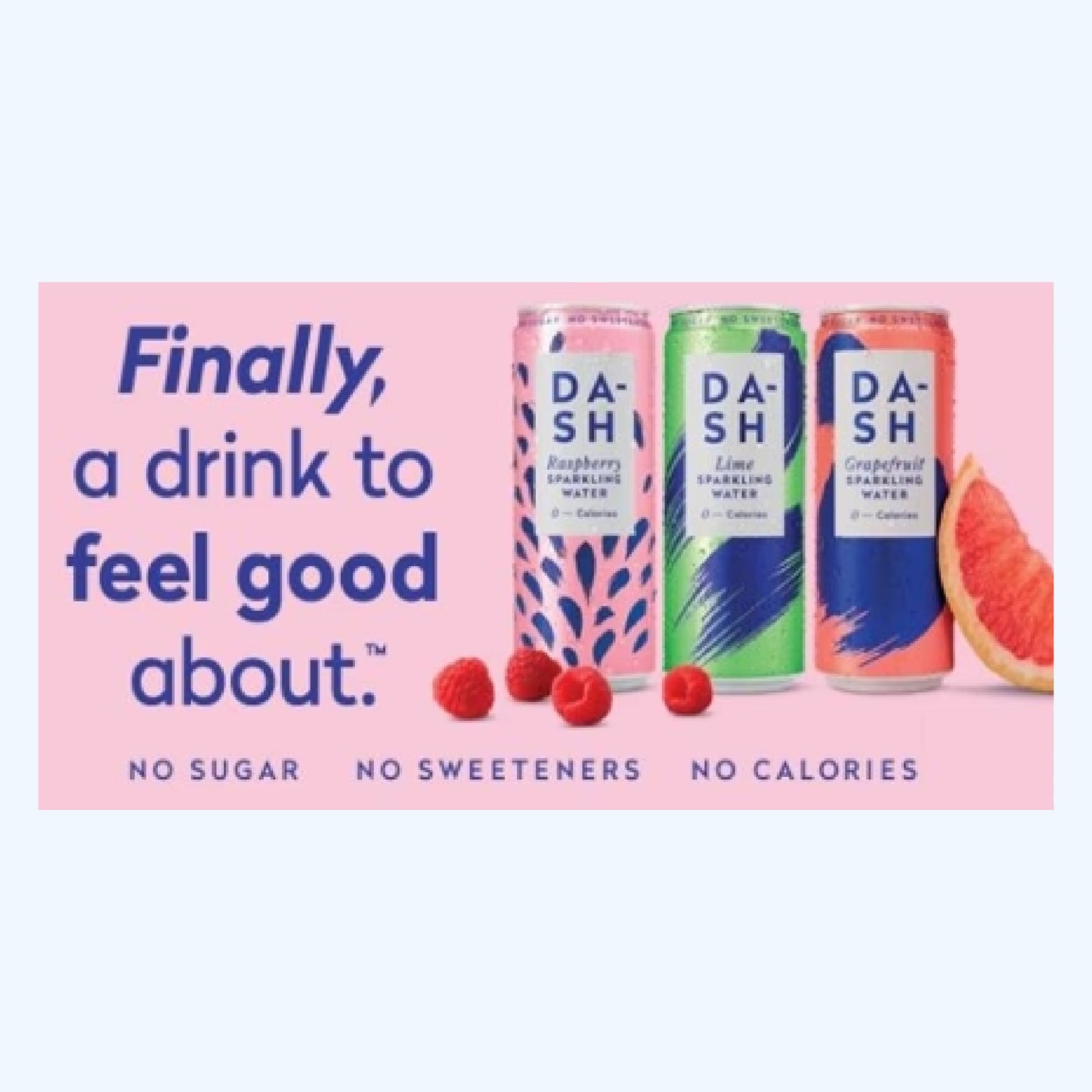 Shelf talker 330ml Raspberry, Lime, Grapefruit